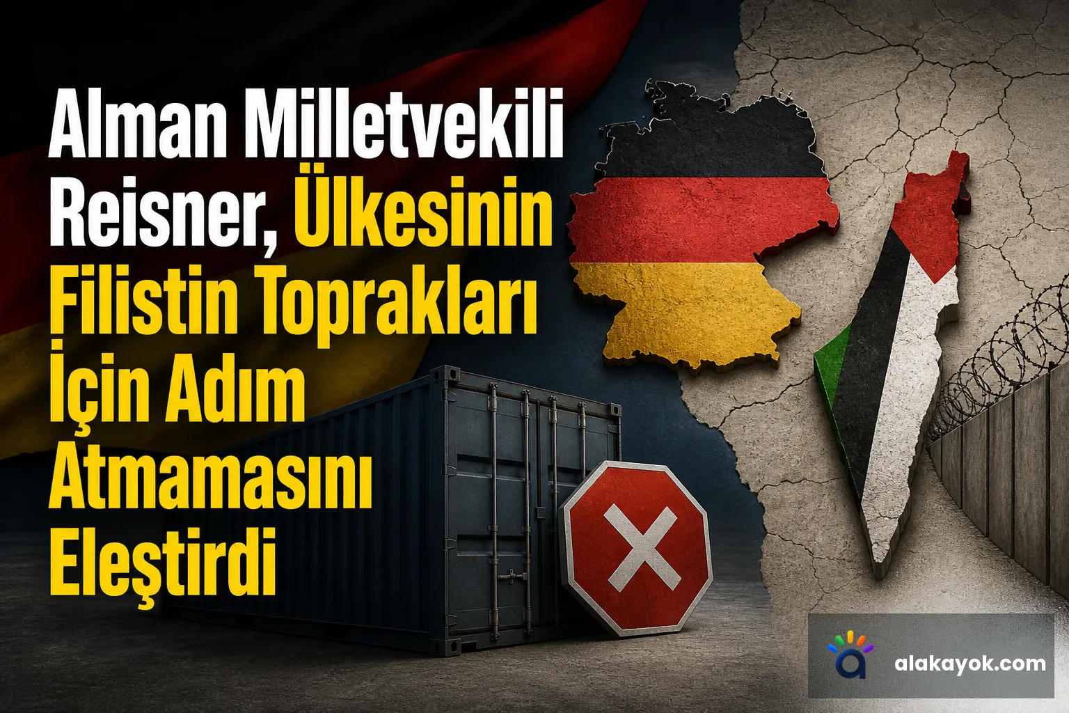 Alman Milletvekili Reisner, Ülkesinin Filistin Toprakları İçin Adım Atmamasını Eleştirdi