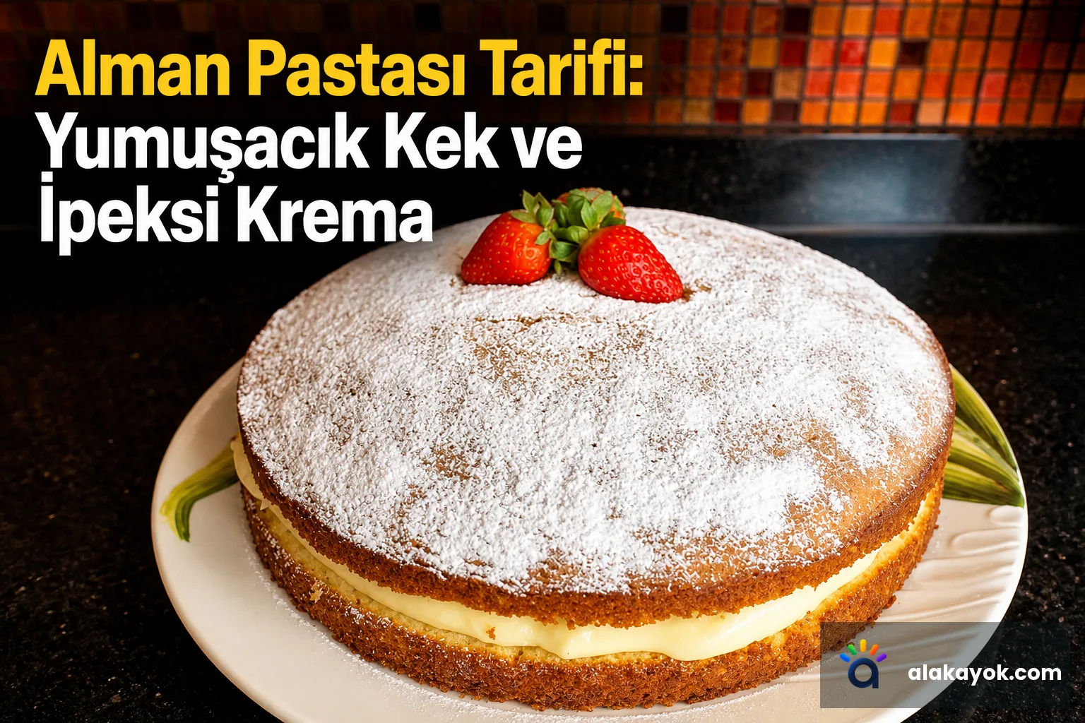 Alman Pastası Tarifi: Yumuşacık Kek ve İpeksi Krema