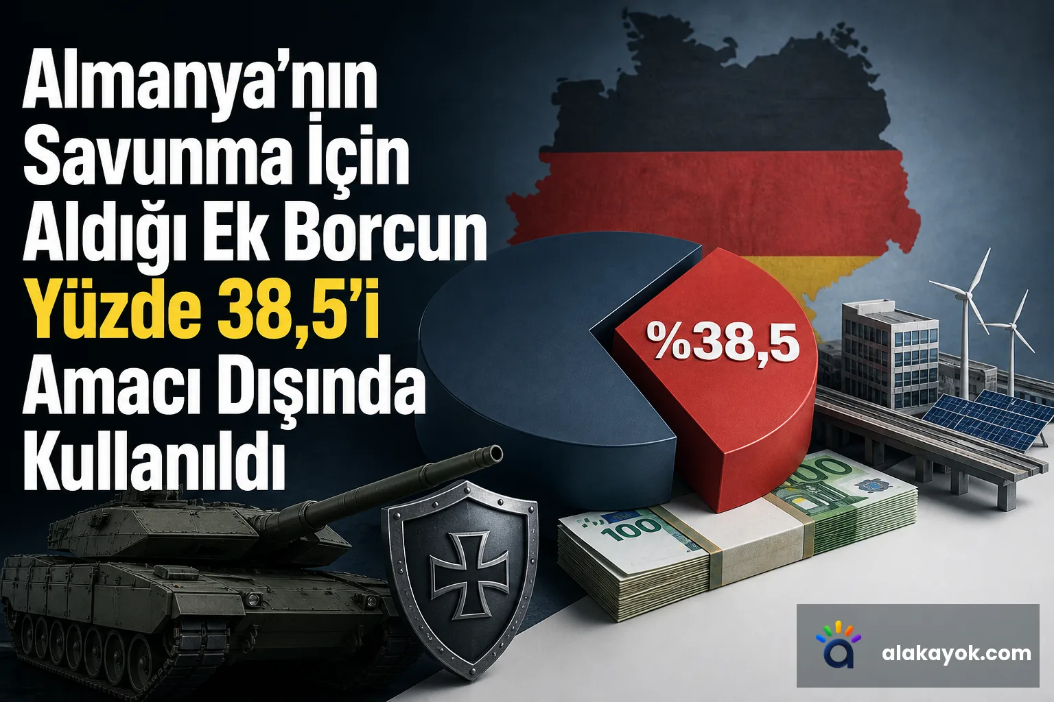 Almanya'nın Savunma İçin Aldığı Ek Borcun Yüzde 38,5'i Amacı Dışında Kullanıldı