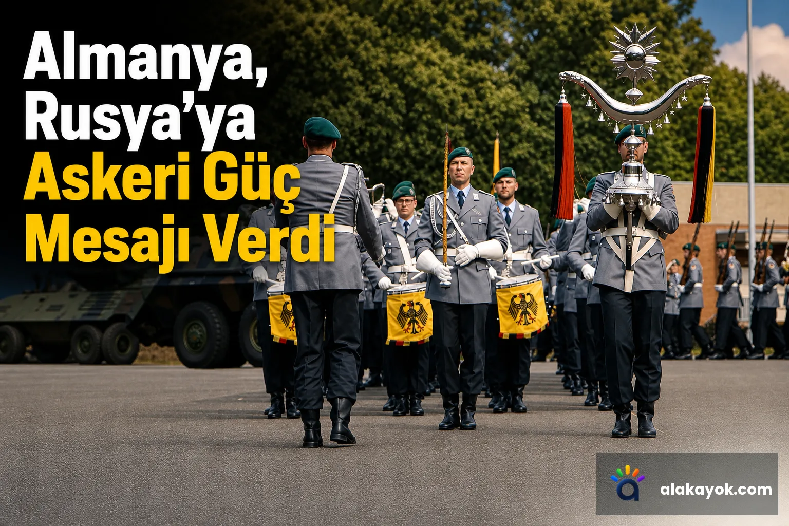 Almanya, Rusya'ya Askeri Güç Mesajı Verdi