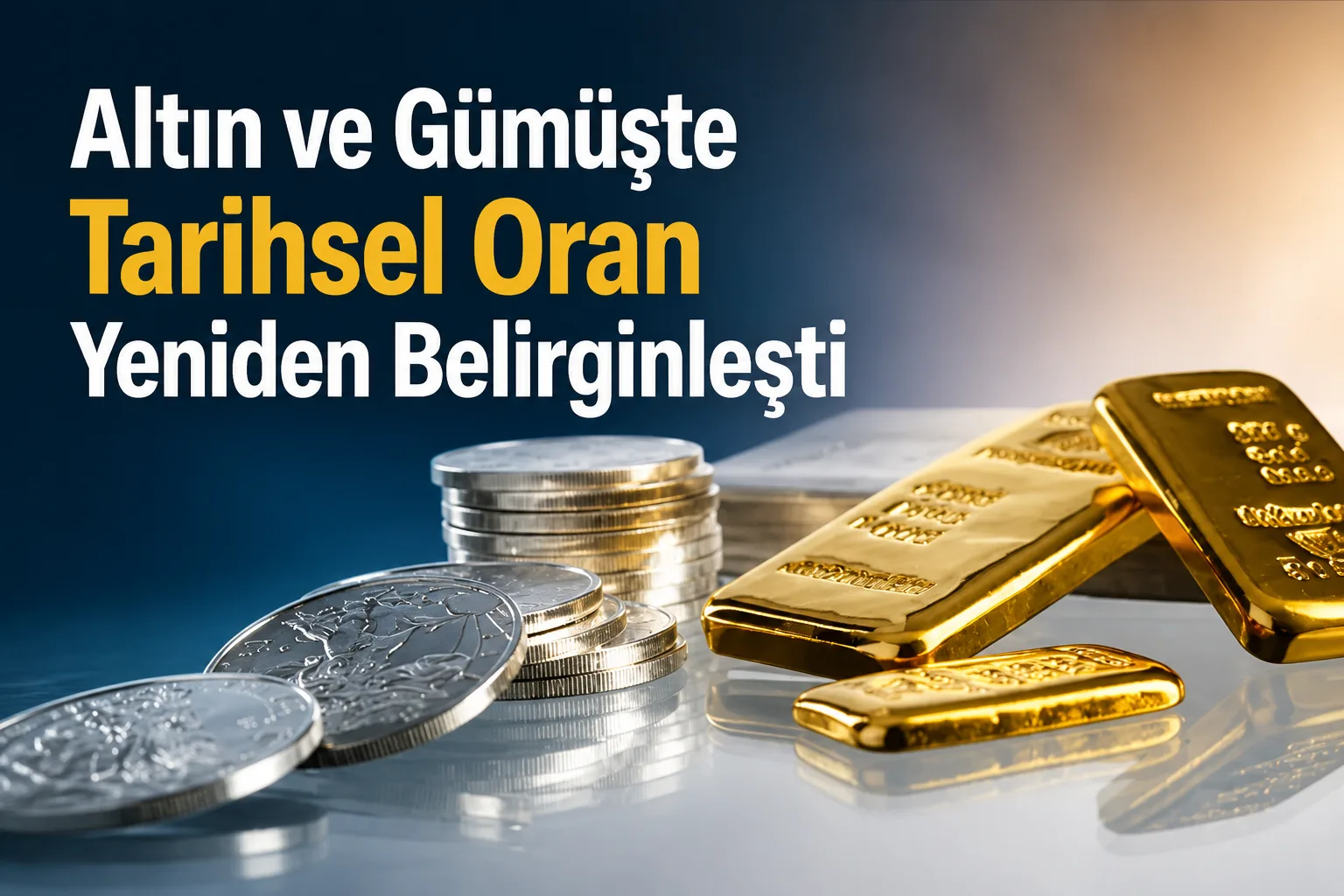 Altın ve Gümüşte Tarihsel Oran Yeniden Belirginleşti