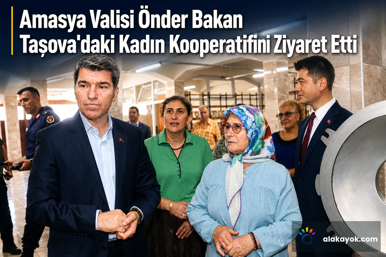Amasya Valisi Önder Bakan Taşova'daki Kadın Kooperatifini Ziyaret Etti