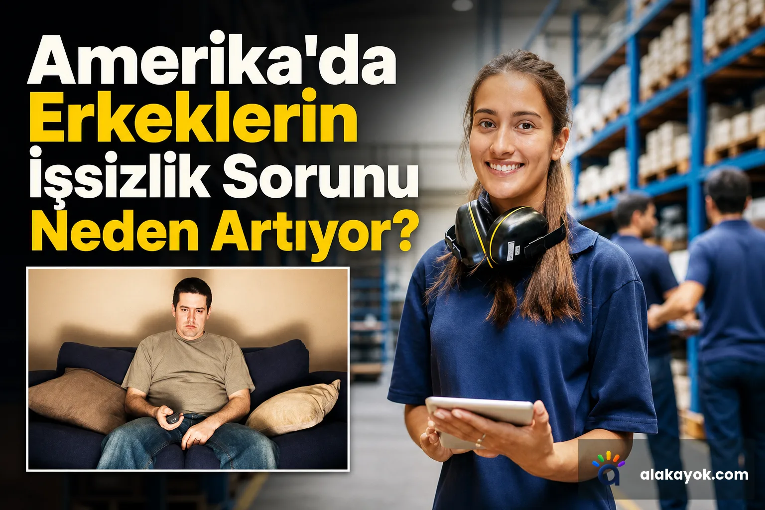 Amerika'da Erkeklerin İşsizlik Sorunu Neden Artıyor?