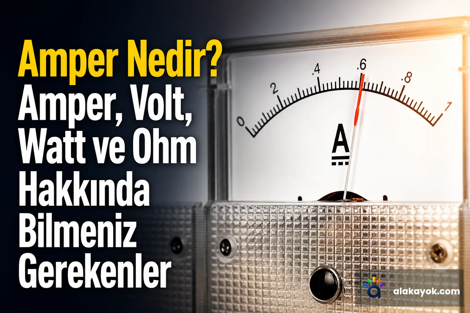 Amper Nedir? Amper, Volt, Watt ve Ohm Hakkında Bilmeniz Gerekenler