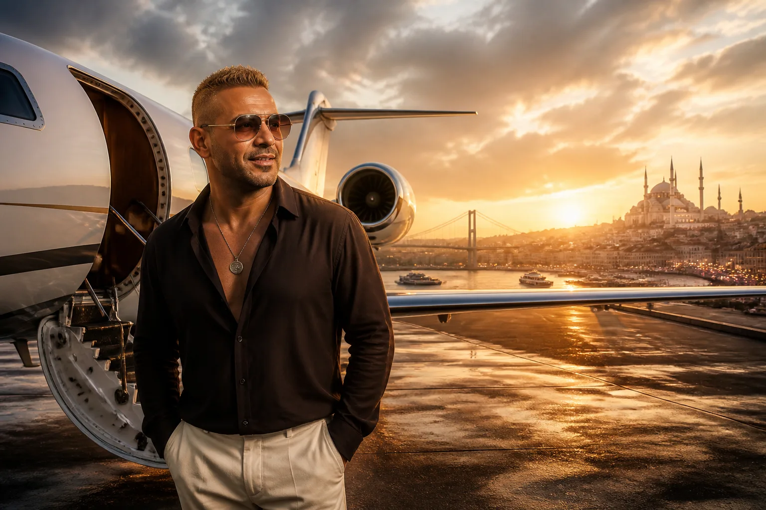 Amr Diab İstanbul'a Özel Jetle Geliyor