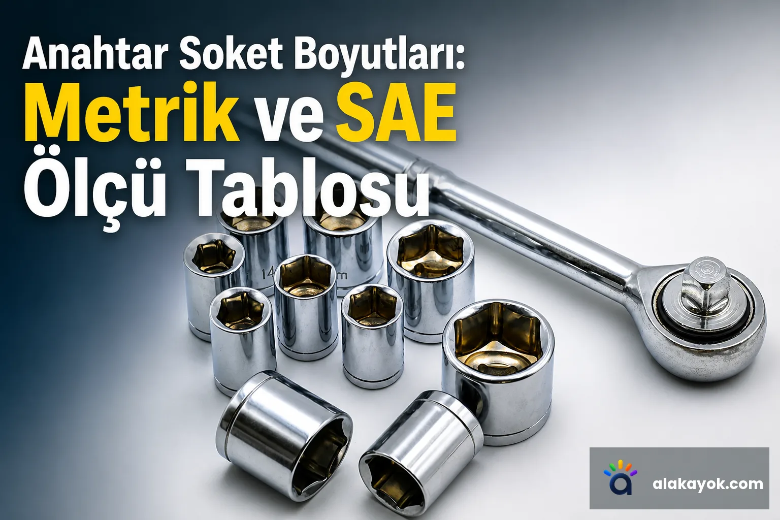 Anahtar Soket Boyutları: Metrik ve SAE Ölçü Tablosu