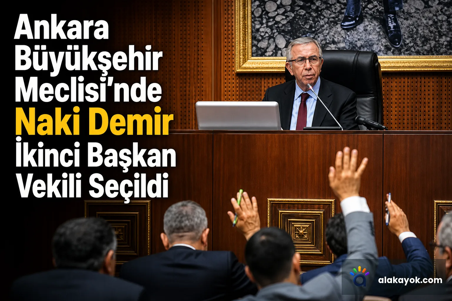 Ankara Büyükşehir Meclisi'nde Naki Demir İkinci Başkan Vekili Seçildi
