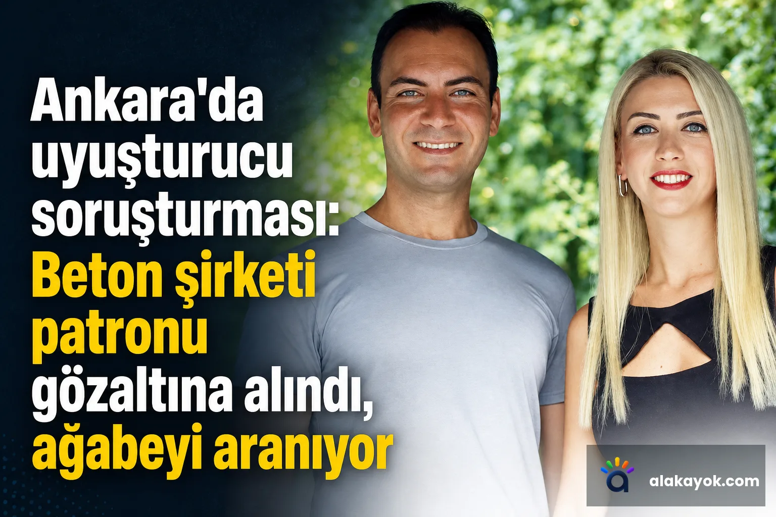 Ankara'da uyuşturucu soruşturması: Beton şirketi patronu gözaltına alındı, ağabeyi aranıyor