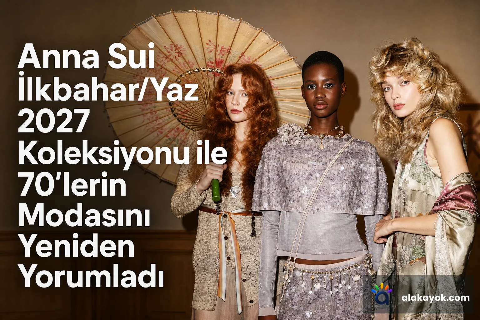 Anna Sui İlkbahar/Yaz 2027 Koleksiyonu ile 70'lerin Modasını Yeniden Yorumladı
