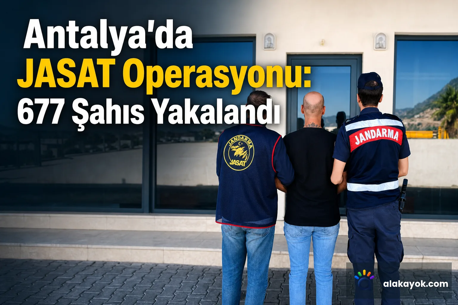 Antalya'da JASAT Operasyonu: 677 Şahıs Yakalandı