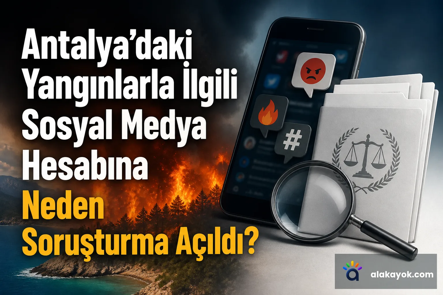 Antalya'daki Yangınlarla İlgili Sosyal Medya Hesabına Neden Soruşturma Açıldı?