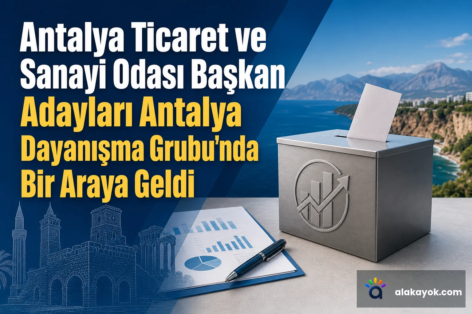 Antalya Ticaret ve Sanayi Odası Başkan Adayları Antalya Dayanışma Grubu'nda Bir Araya Geldi