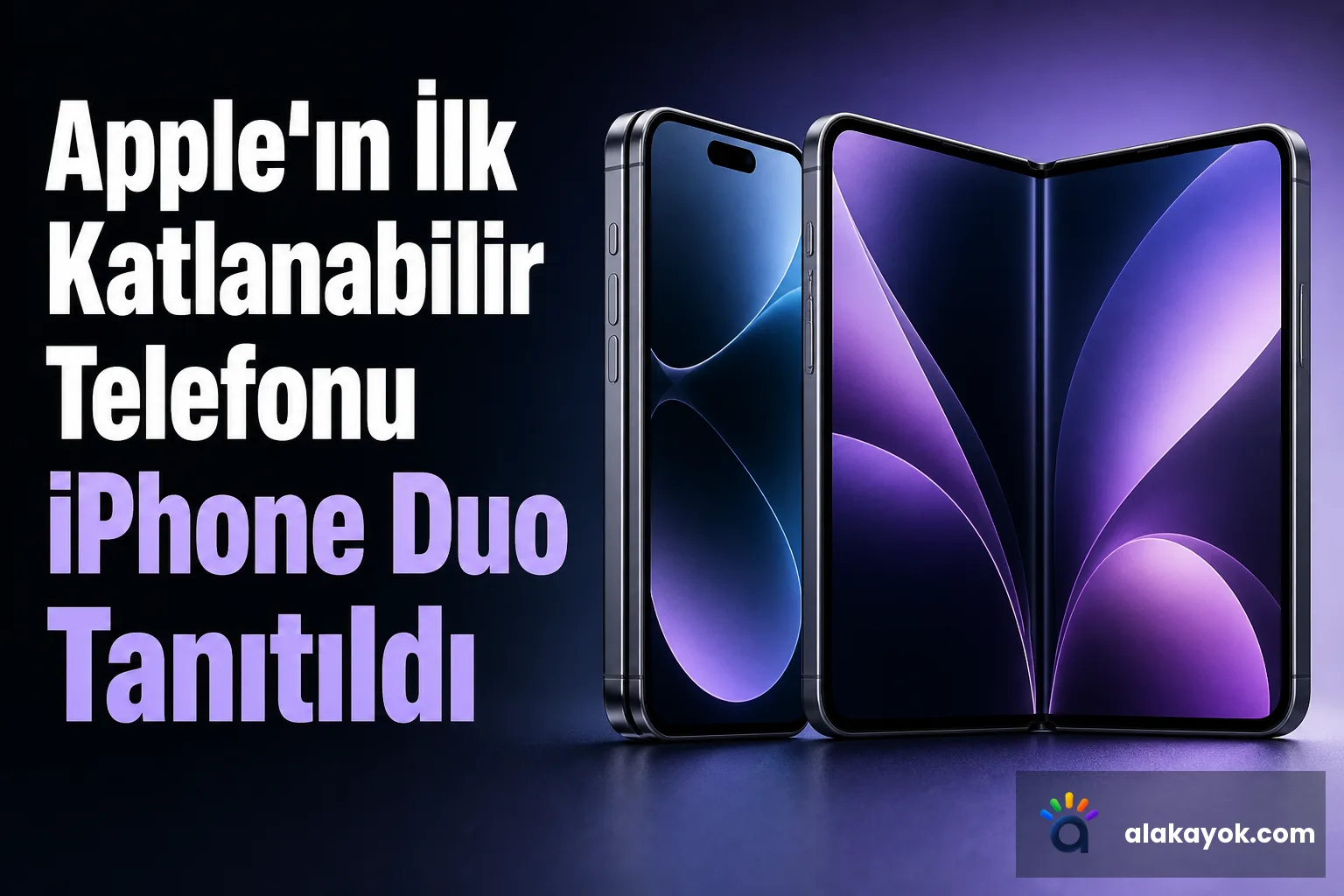 Apple'ın İlk Katlanabilir Telefonu iPhone Duo Tanıtıldı
