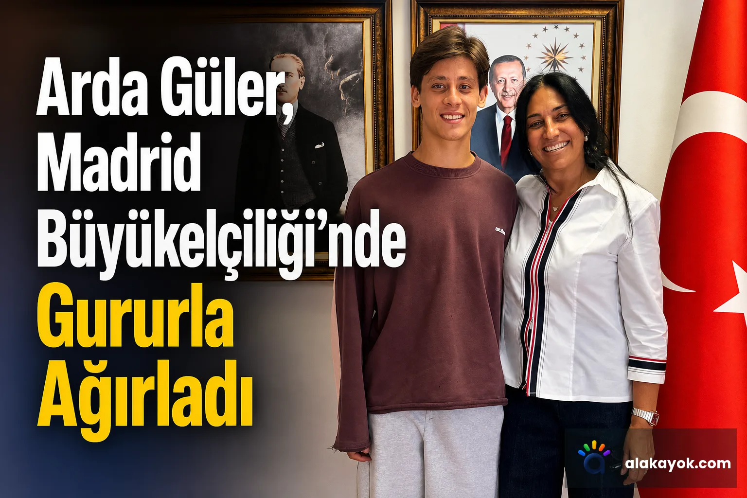 Arda Güler, Madrid Büyükelçiliği'nde Gururla Ağırladı
