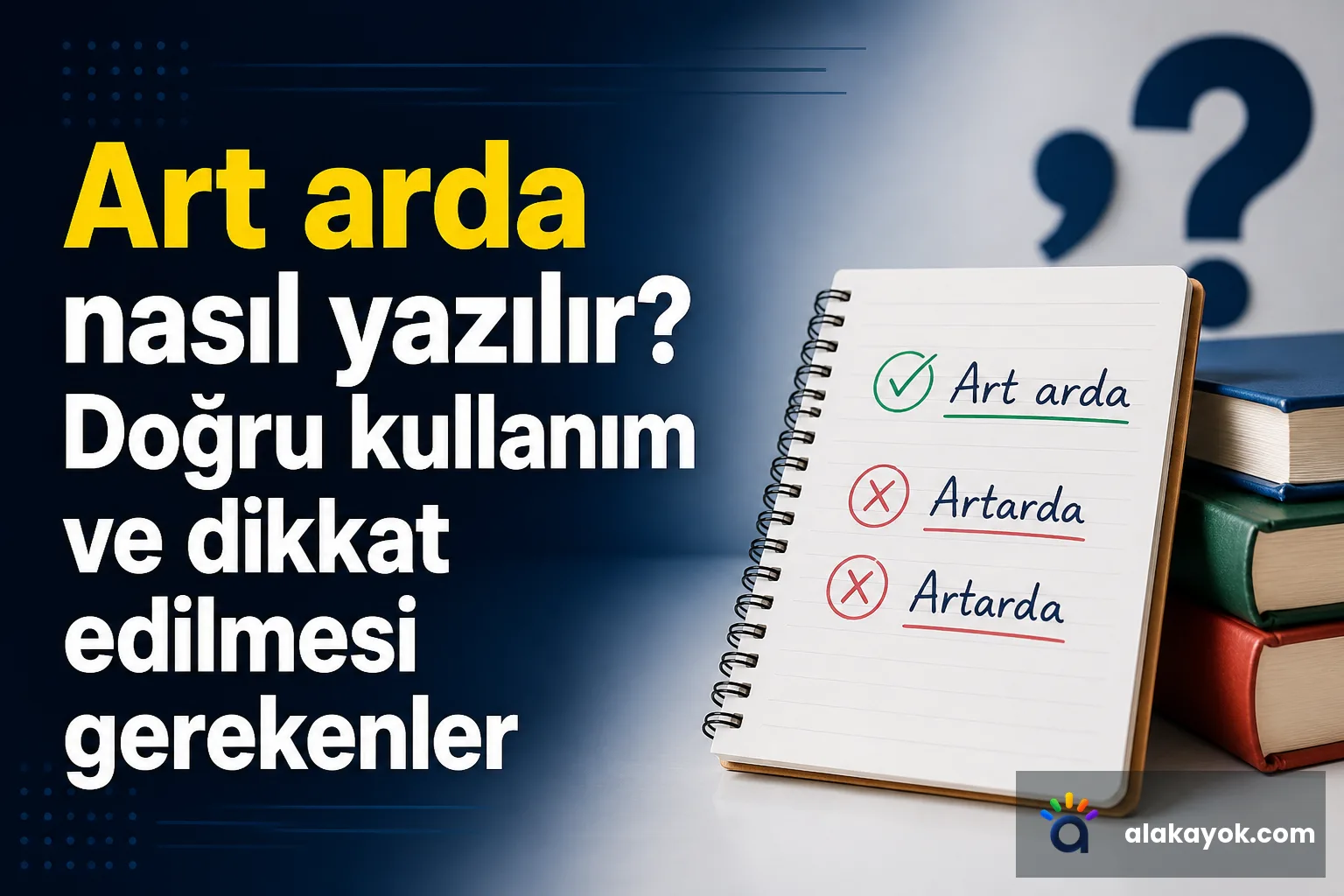 Art arda nasıl yazılır? Doğru kullanım ve dikkat edilmesi gerekenler