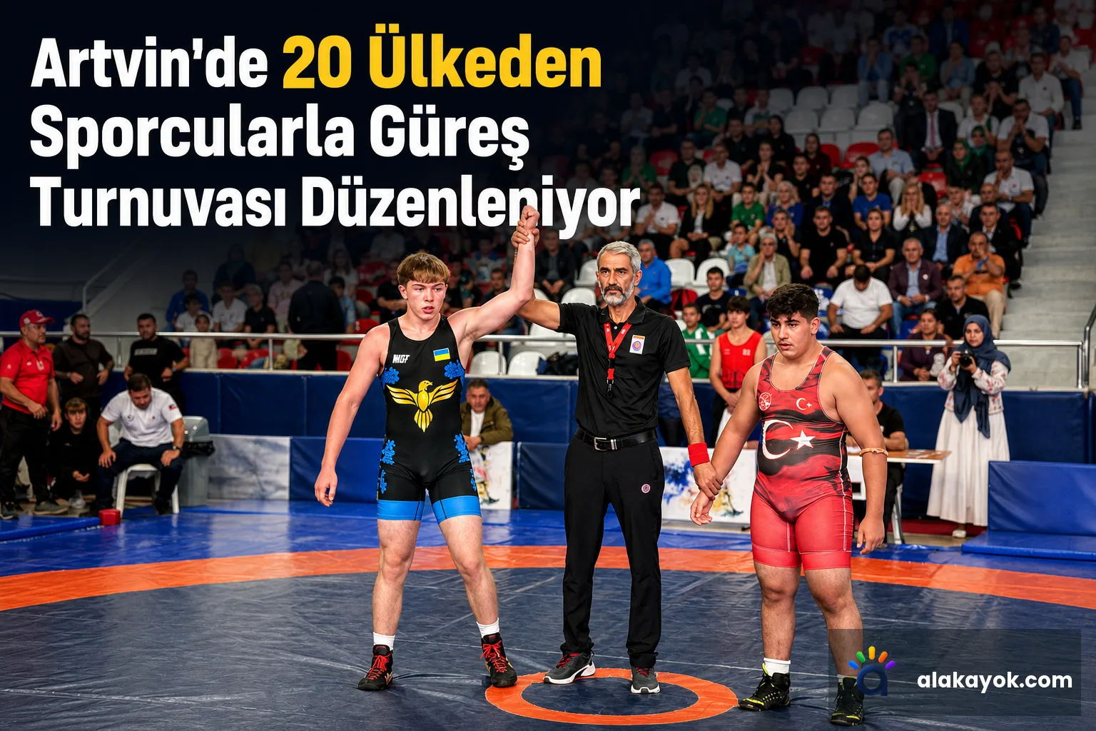 Artvin'de 20 Ülkeden Sporcularla Güreş Turnuvası Düzenleniyor