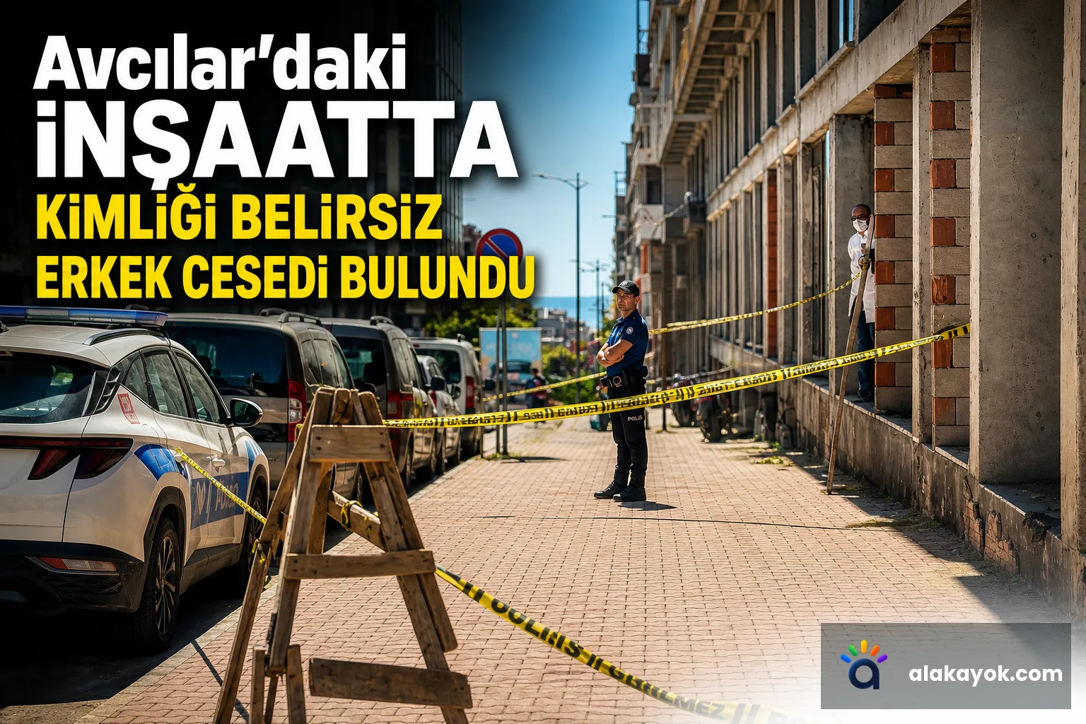 Avcılar'daki İnşaatta Kimliği Belirsiz Erkek Cesedi Bulundu