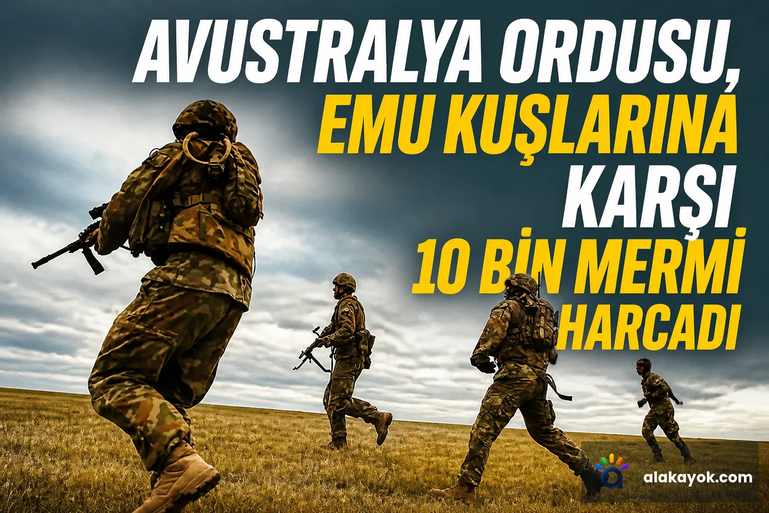 Avustralya Ordusu, Emu Kuşlarına Karşı 10 Bin Mermi Harcadı