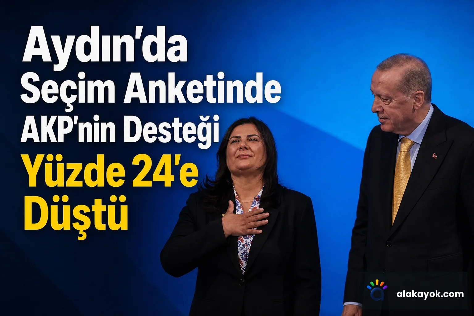 Aydın'da Seçim Anketinde AKP'nin Desteği Yüzde 24'e Düştü
