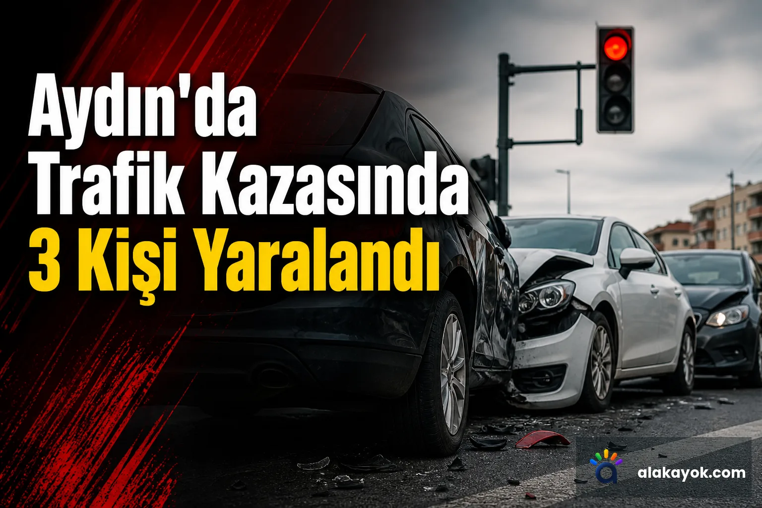 Aydın'da Trafik Kazasında 3 Kişi Yaralandı