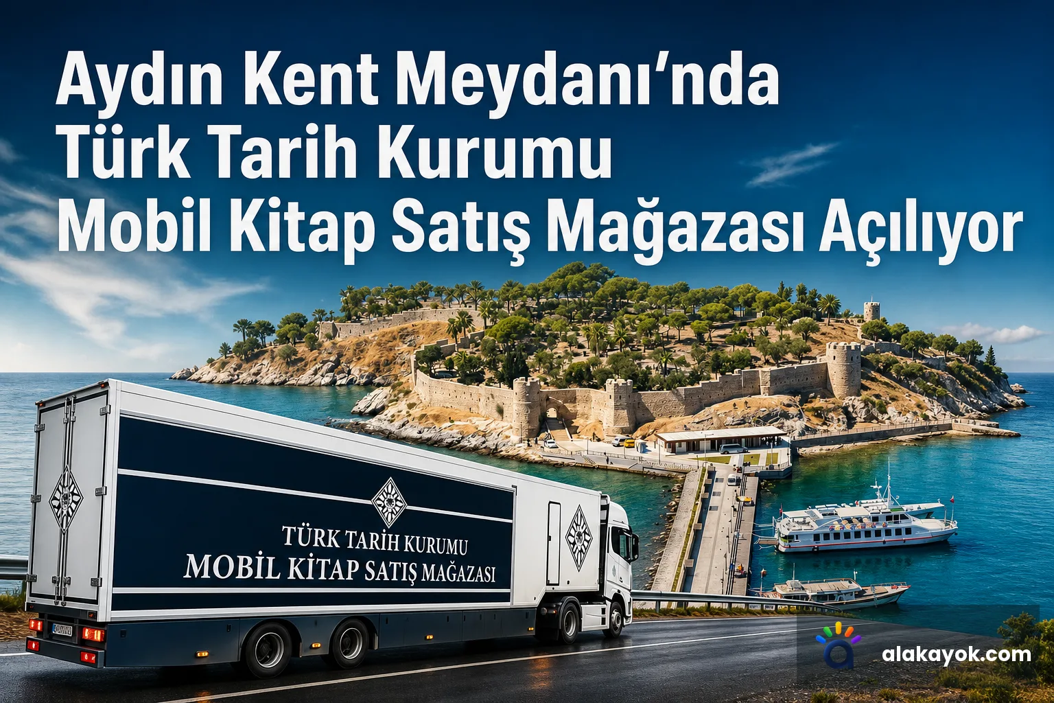 Aydın Kent Meydanı'nda Türk Tarih Kurumu Mobil Kitap Satış Mağazası Açılıyor