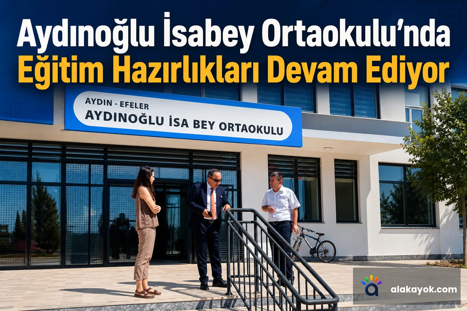 Aydınoğlu İsabey Ortaokulu'nda Eğitim Hazırlıkları Devam Ediyor