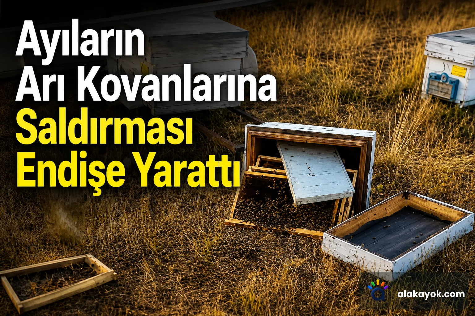 Ayıların Arı Kovanlarına Saldırması Endişe Yarattı
