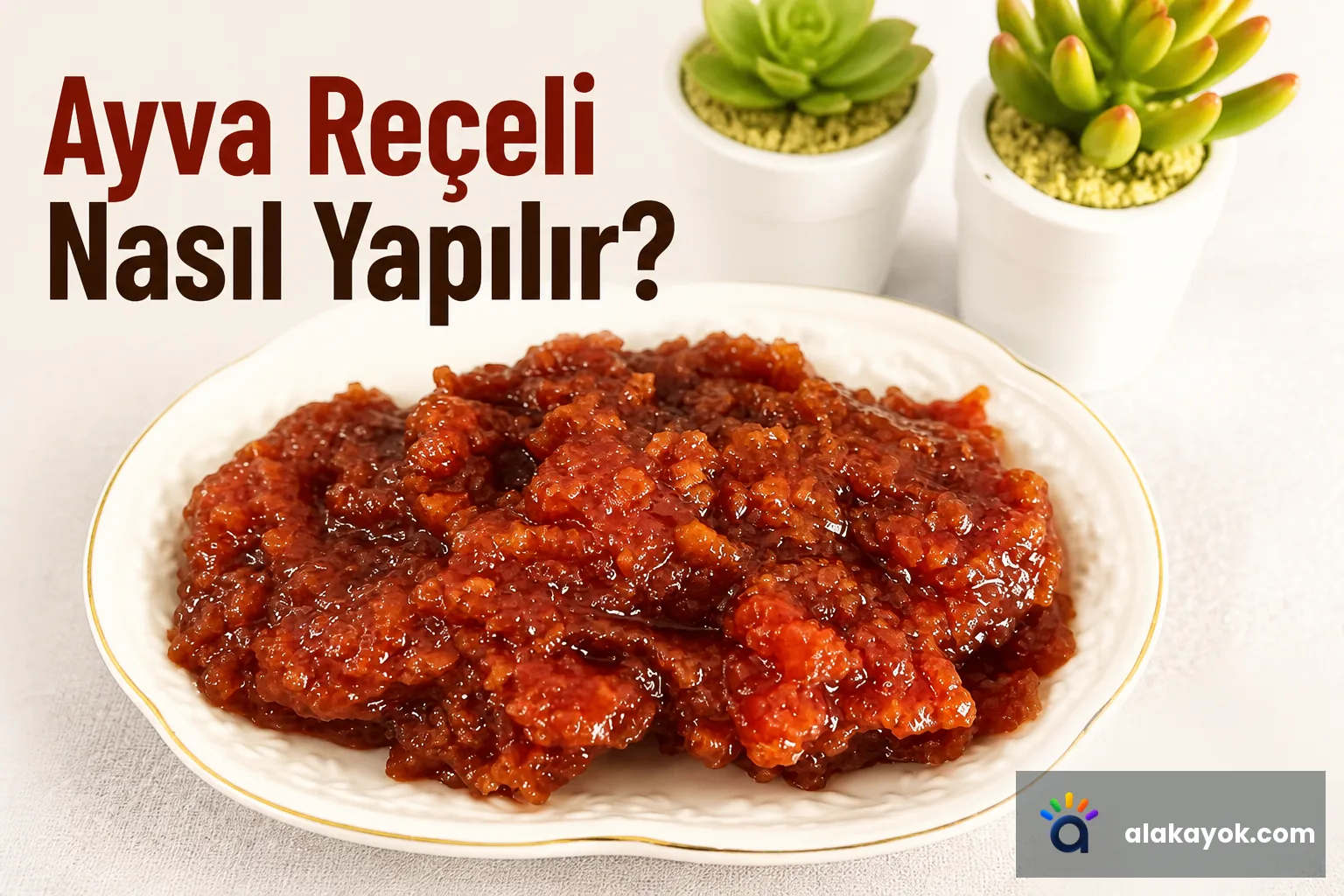Ayva Reçeli Nasıl Yapılır?
