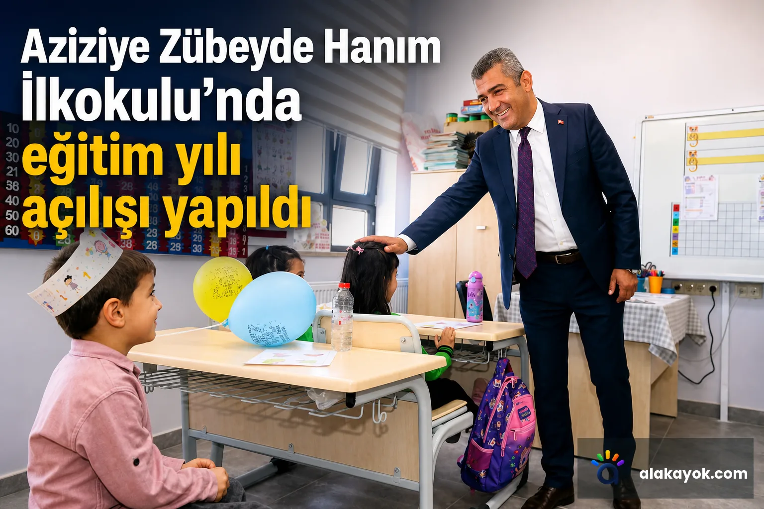 Aziziye Zübeyde Hanım İlkokulu'nda eğitim yılı açılışı yapıldı