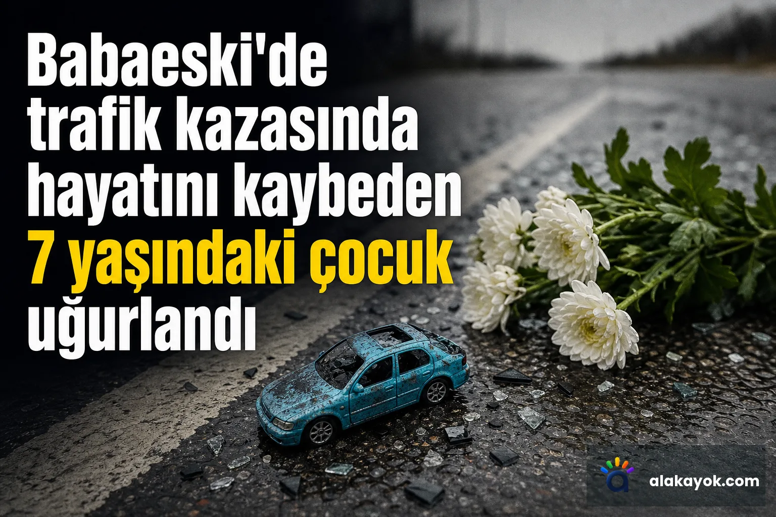 Babaeski'de trafik kazasında hayatını kaybeden 7 yaşındaki çocuk uğurlandı