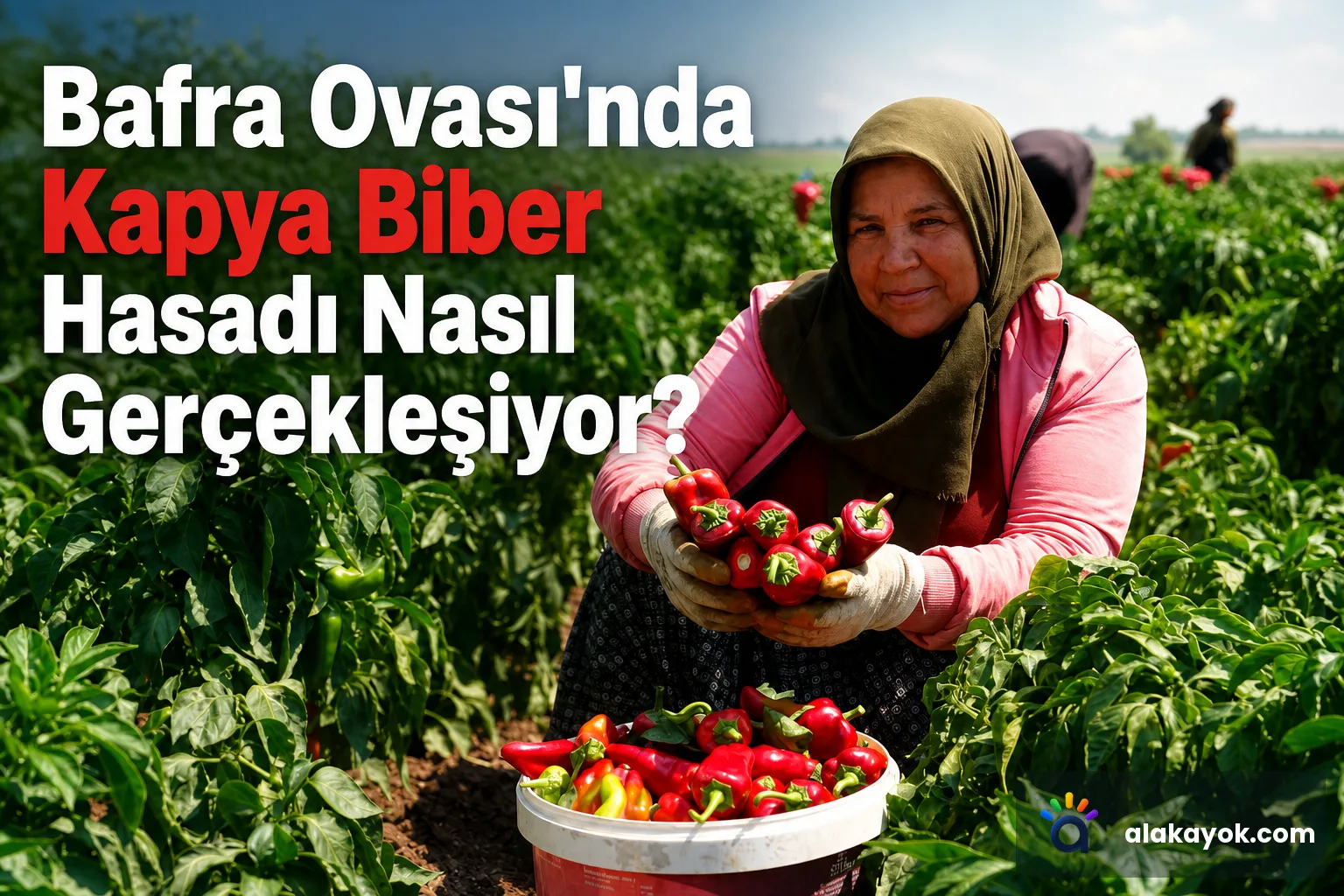 Bafra Ovası'nda Kapya Biber Hasadı Nasıl Gerçekleşiyor?