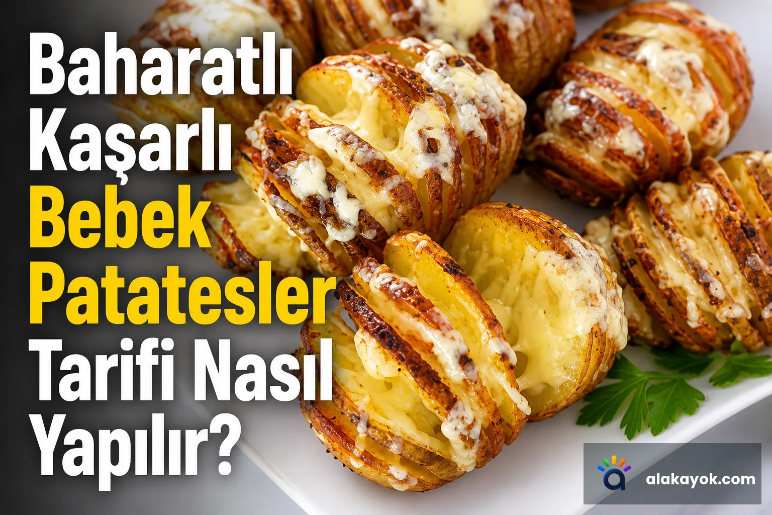 Baharatlı Kaşarlı Bebek Patatesler Tarifi Nasıl Yapılır?