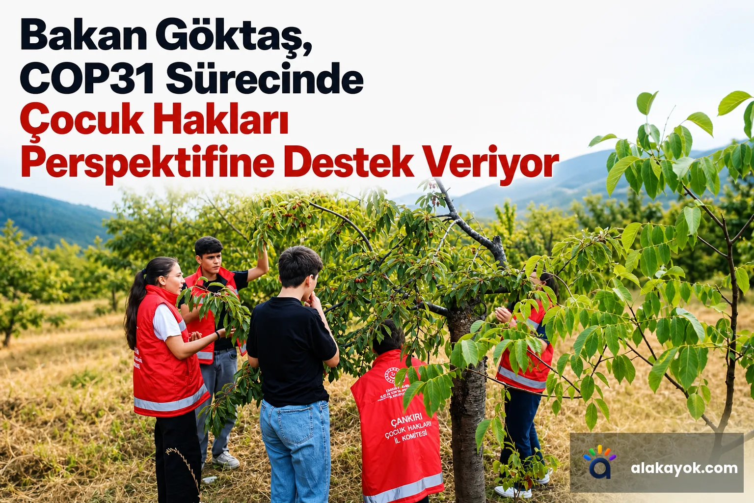 Bakan Göktaş, COP31 Sürecinde Çocuk Hakları Perspektifine Destek Veriyor