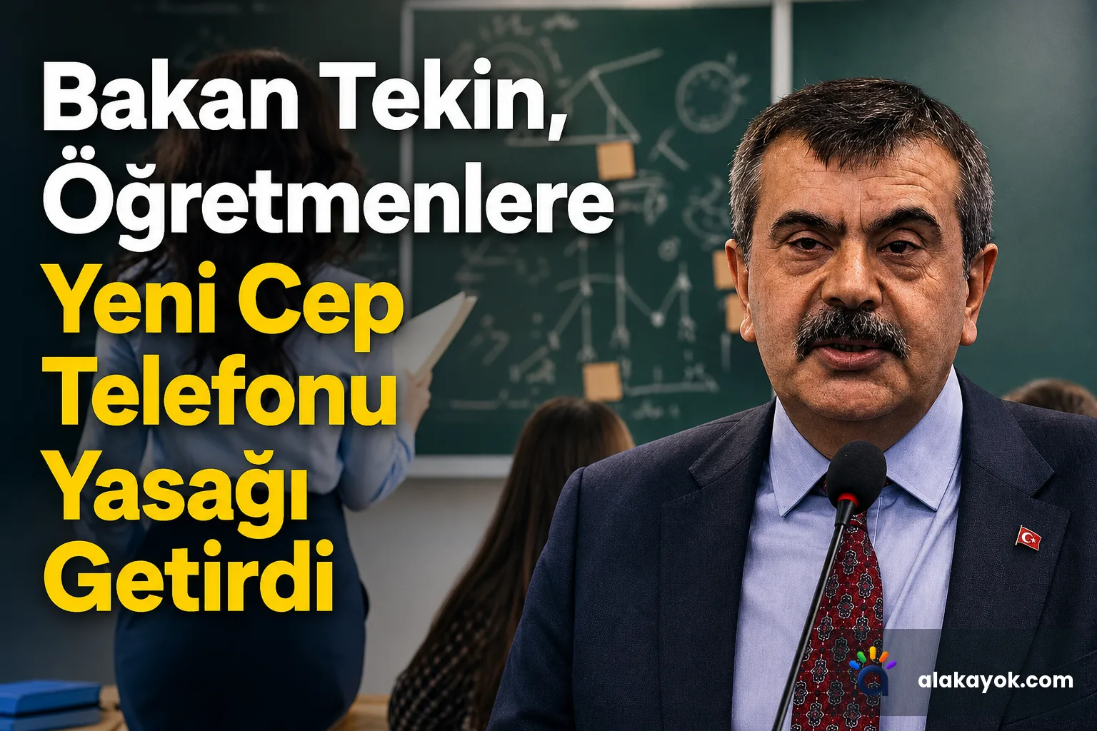 Bakan Tekin, Öğretmenlere Yeni Cep Telefonu Yasağı Getirdi