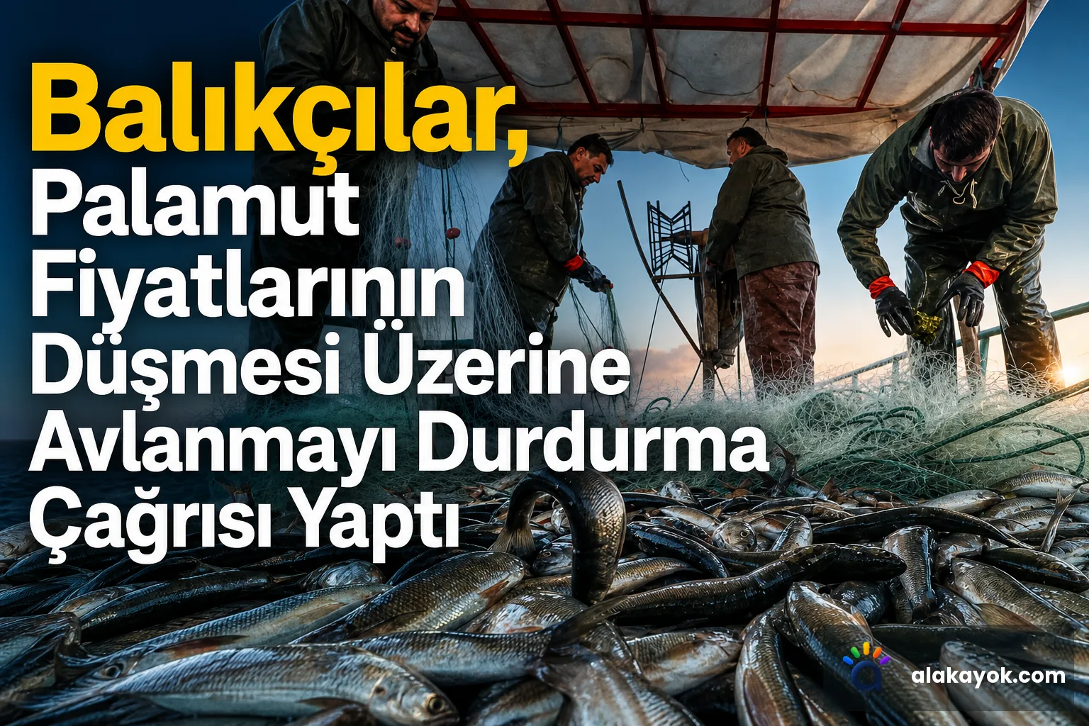 Balıkçılar, Palamut Fiyatlarının Düşmesi Üzerine Avlanmayı Durdurma Çağrısı Yaptı