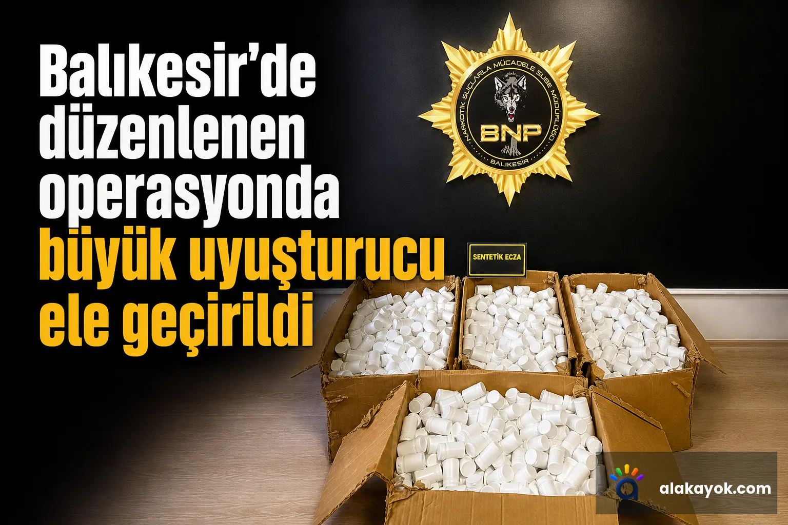 Balıkesir'de düzenlenen operasyonda büyük uyuşturucu ele geçirildi