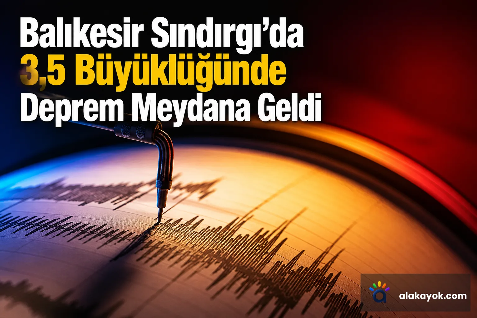 Balıkesir Sındırgı'da 3,5 Büyüklüğünde Deprem Meydana Geldi