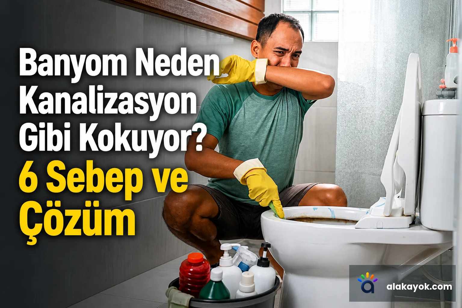 Banyom Neden Kanalizasyon Gibi Kokuyor? 6 Sebep ve Çözüm