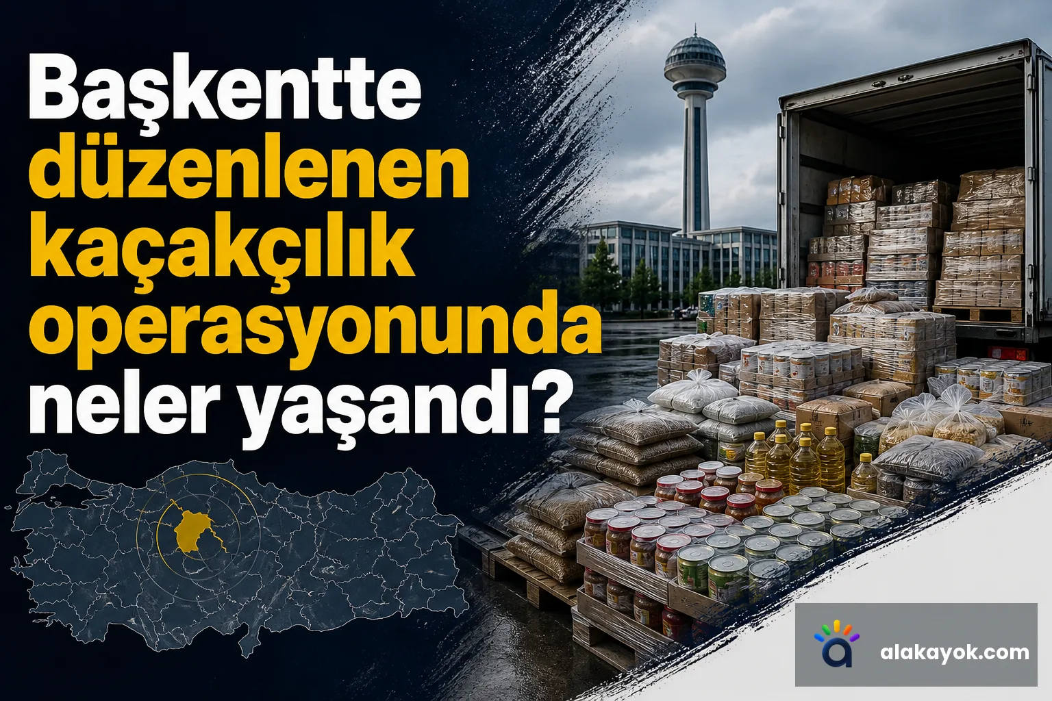 Başkentte düzenlenen kaçakçılık operasyonunda neler yaşandı?