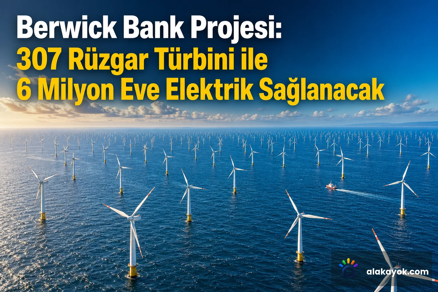 Berwick Bank Projesi: 307 Rüzgar Türbini ile 6 Milyon Eve Elektrik Sağlanacak