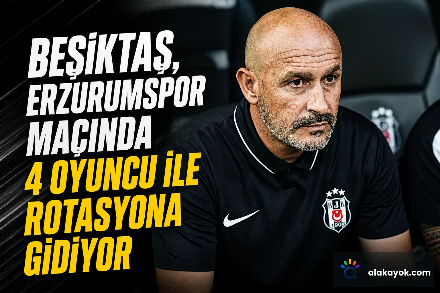 Beşiktaş, Erzurumspor Maçında 4 Oyuncu ile Rotasyona Gidiyor
