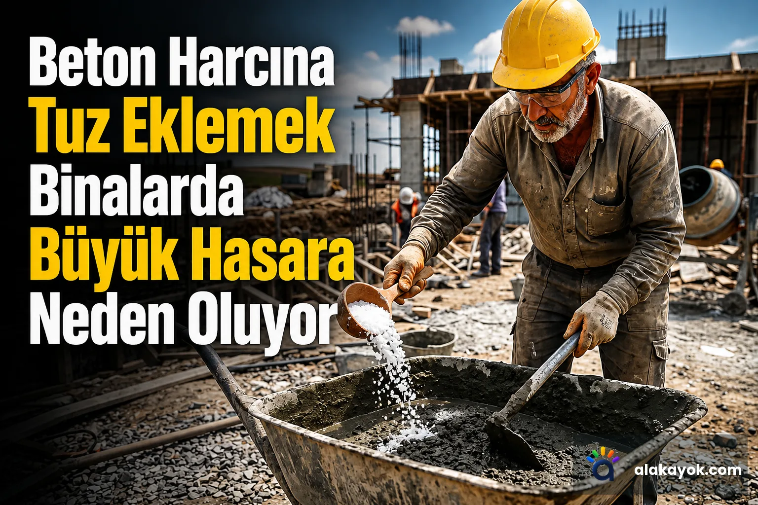 Beton Harcına Tuz Eklemek Binalarda Büyük Hasara Neden Oluyor