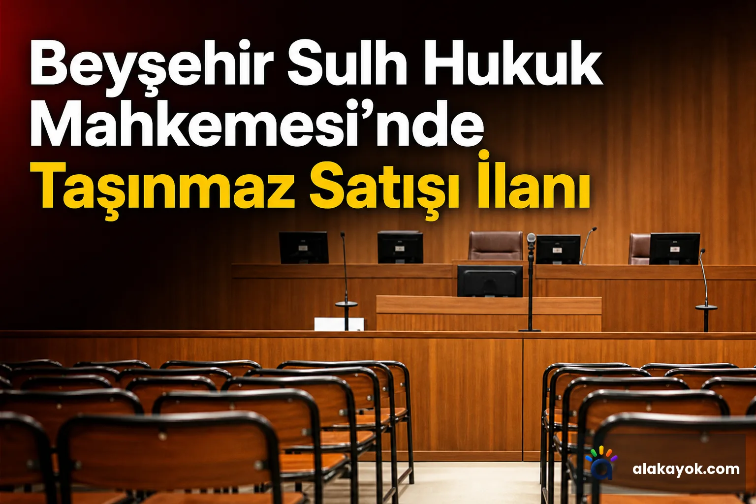 Beyşehir Sulh Hukuk Mahkemesi'nde Taşınmaz Satışı İlanı