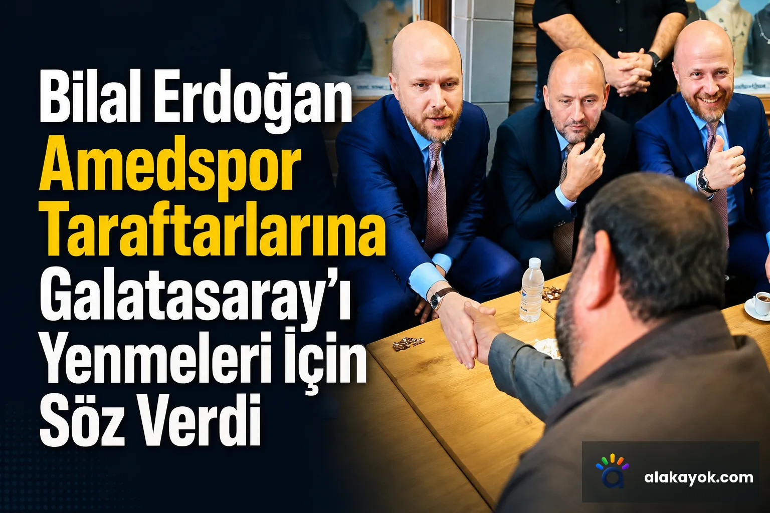 Bilal Erdoğan Amedspor Taraftarlarına Galatasaray'ı Yenmeleri İçin Söz Verdi