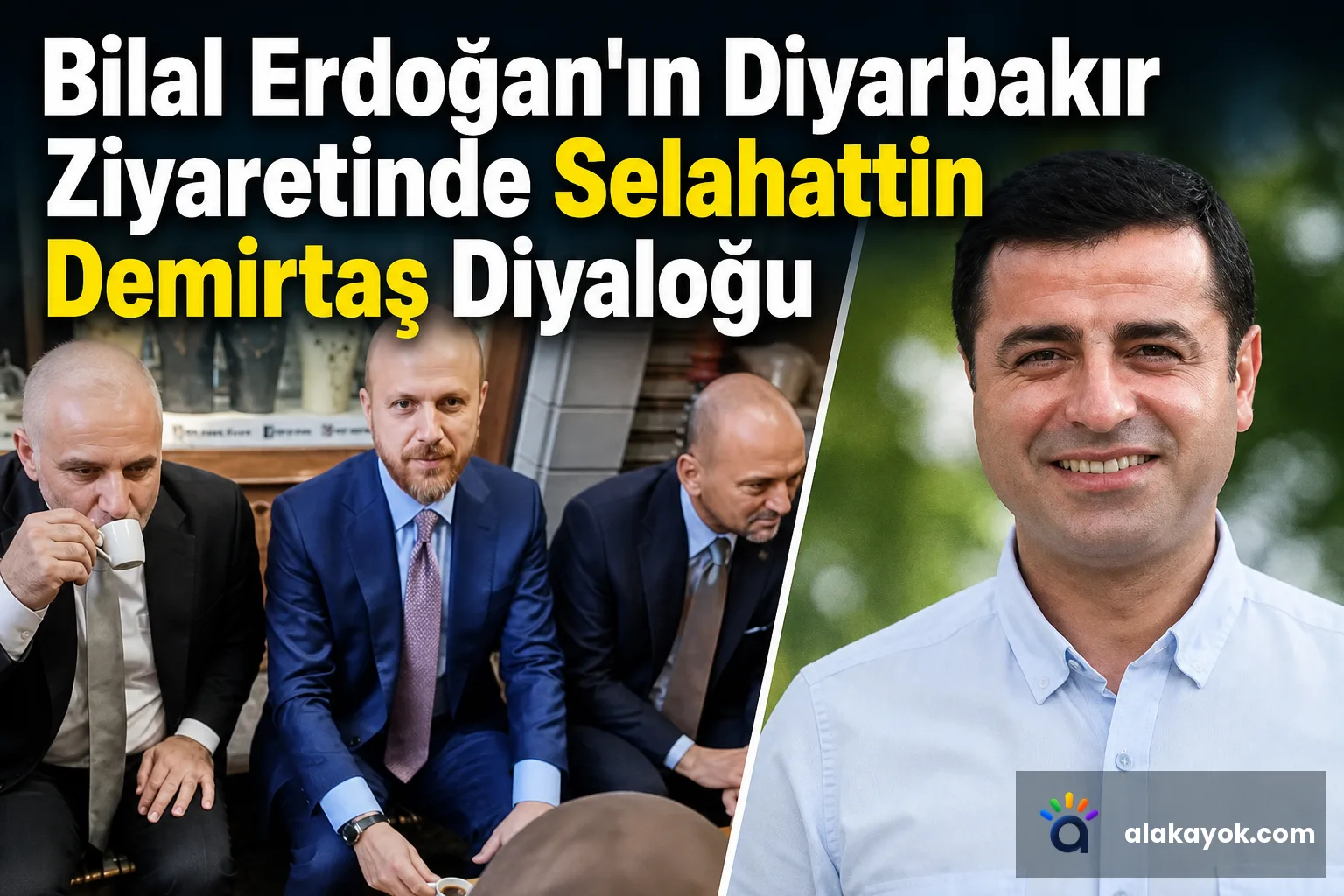 Bilal Erdoğan'ın Diyarbakır Ziyaretinde Selahattin Demirtaş Diyaloğu