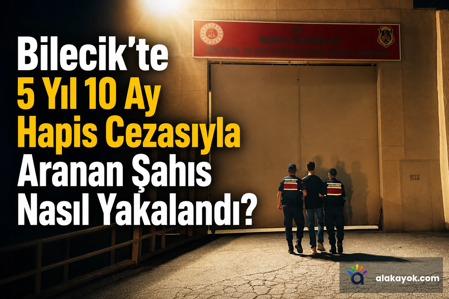 Bilecik'te 5 Yıl 10 Ay Hapis Cezasıyla Aranan Şahıs Nasıl Yakalandı?