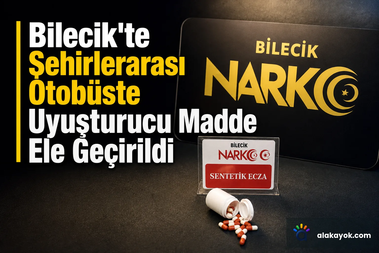 Bilecik'te Şehirlerarası Otobüste Uyuşturucu Madde Ele Geçirildi