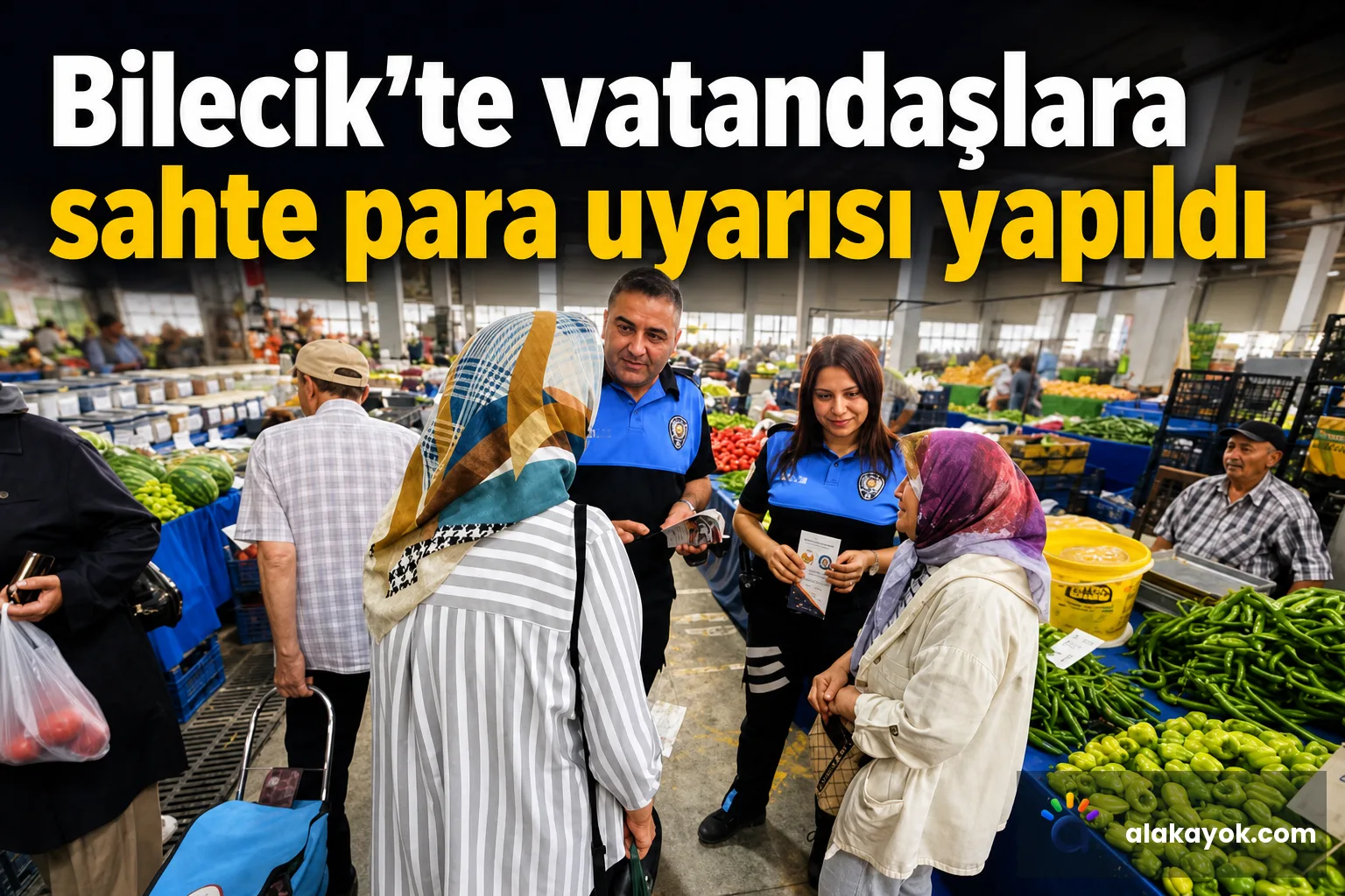 Bilecik'te vatandaşlara sahte para uyarısı yapıldı