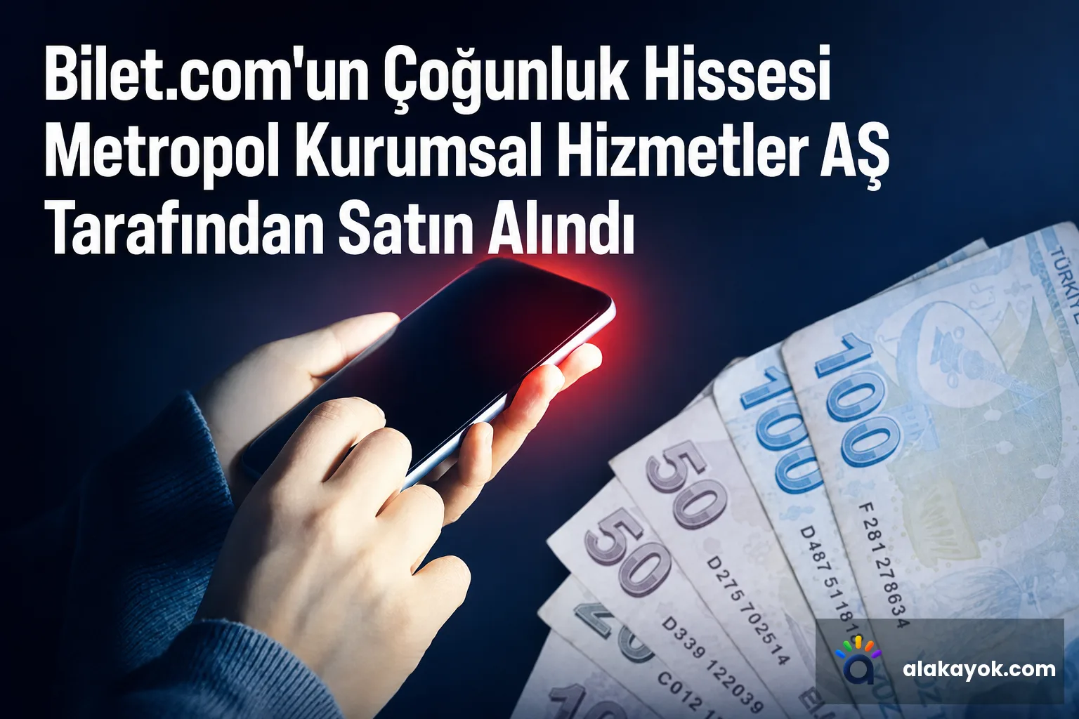 Bilet.com'un Çoğunluk Hissesi Metropol Kurumsal Hizmetler AŞ Tarafından Satın Alındı