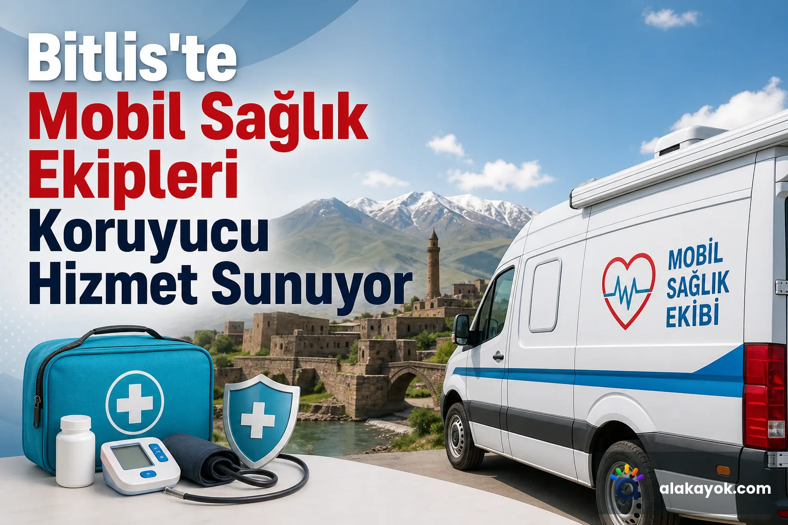 Bitlis'te Mobil Sağlık Ekipleri Koruyucu Hizmet Sunuyor